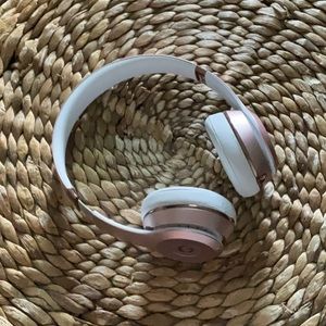 Rose gold beats by Dr Dre. Gently used!